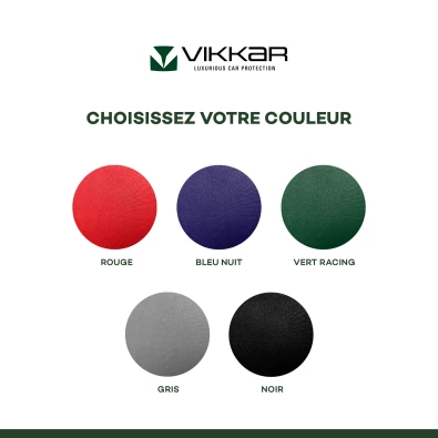Housse super strech indoor car over 180g/m² plusieurs couleurs et dimensions - Vikkar