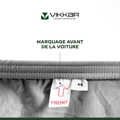 Housse super strech indoor car over 180g/m² plusieurs couleurs et dimensions - Vikkar