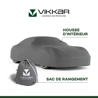 Housse super strech indoor car over 180g/m² plusieurs couleurs et dimensions - Vikkar
