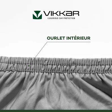 Housse super strech indoor car over 180g/m² plusieurs couleurs et dimensions - Vikkar