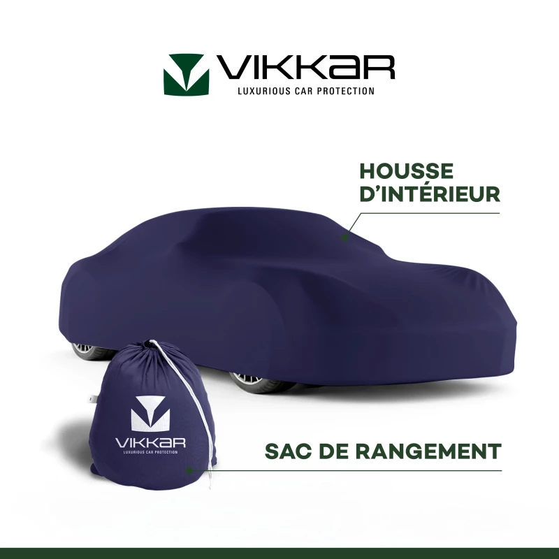 Housse super strech indoor car over 180g/m² plusieurs couleurs et dimensions - Vikkar