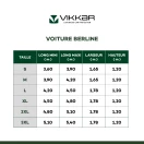 Housse super strech indoor car over 180g/m² plusieurs couleurs et dimensions - Vikkar