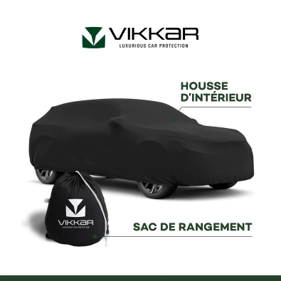 Housse super strech indoor car over 180g/m² plusieurs couleurs et dimensions - Vikkar