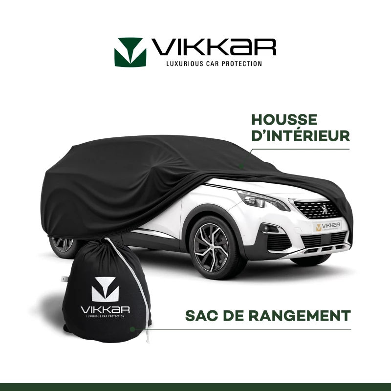 Housse super strech indoor car over 180g/m² plusieurs couleurs et dimensions - Vikkar