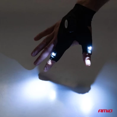 Gants avec lumière LED pour mécanique - AMiO