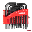 Set 22 clés hexagonales & Torx CRV noir - AMiO
