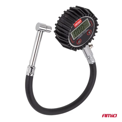 Manomètre numérique 17 bar avec flexible 30 cm - AMiO