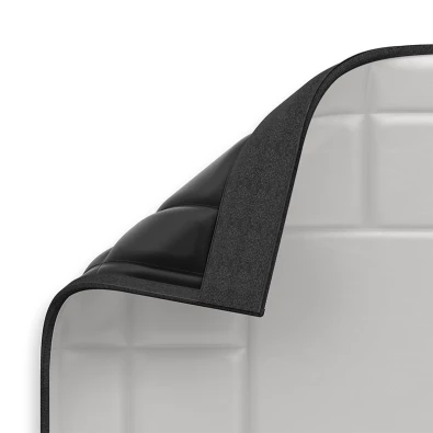 Rideau mural de protection capitonné en simili cuir - Vikkar